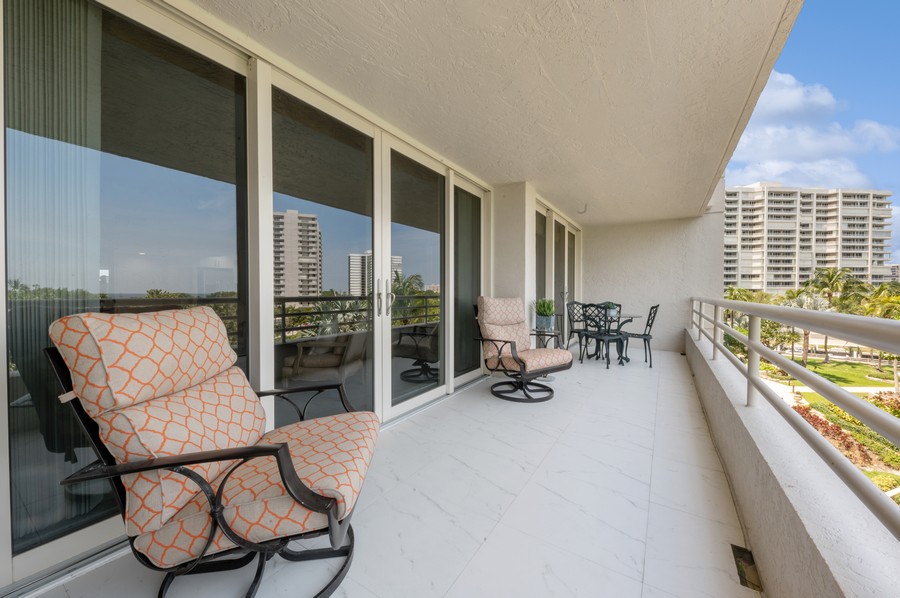 Real Estate Photography - 4101 N Ocean Boulevard D-408, Boca Raton, FL, 33431 - Patio