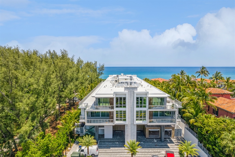 Real Estate Photography - 1625 S Ocean Boulevard 1, Delray Beach, FL, 33432 - Aerial View
