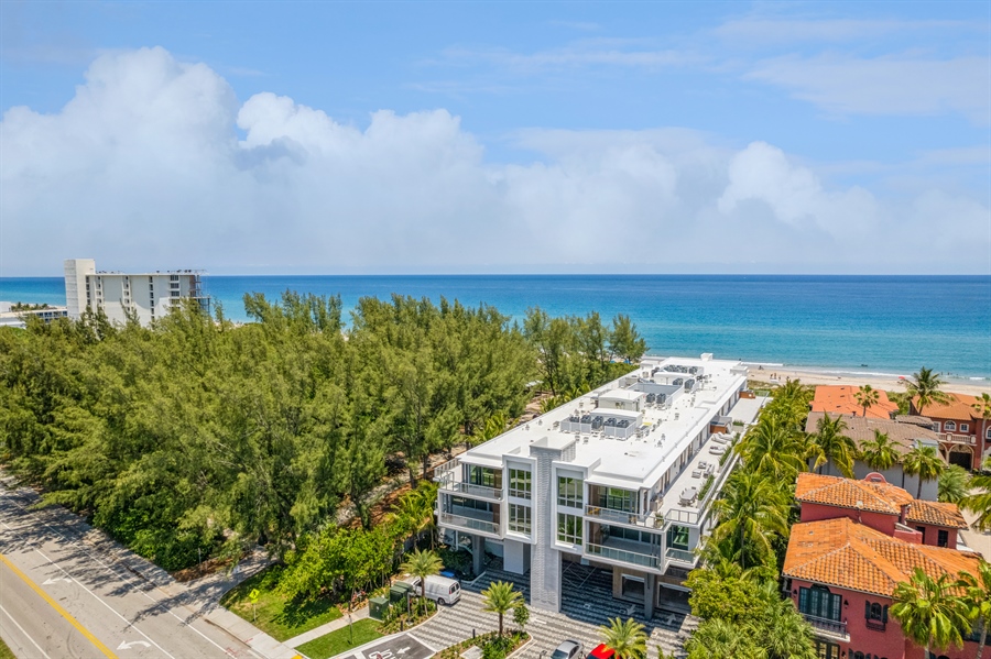 Real Estate Photography - 1625 S Ocean Boulevard 1, Delray Beach, FL, 33432 - Aerial View
