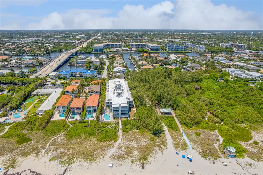 Real Estate Photography - 1625 S Ocean Boulevard 1, Delray Beach, FL, 33432 - Aerial View