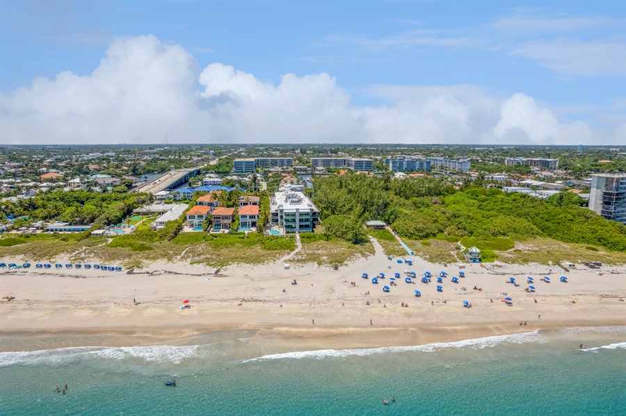 Real Estate Photography - 1625 S Ocean Boulevard 1, Delray Beach, FL, 33432 - Aerial View