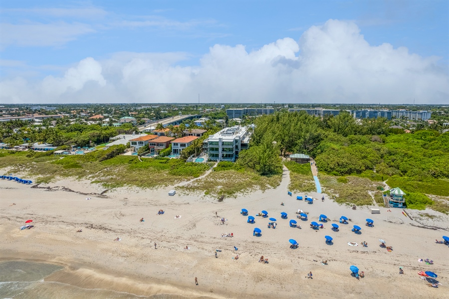 Real Estate Photography - 1625 S Ocean Boulevard 1, Delray Beach, FL, 33432 - Aerial View