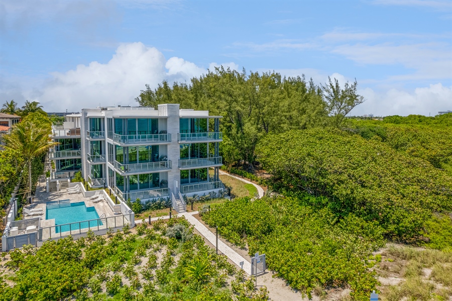 Real Estate Photography - 1625 S Ocean Boulevard 1, Delray Beach, FL, 33432 - Aerial View