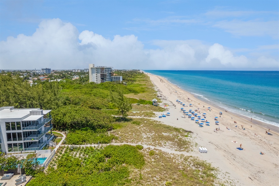 Real Estate Photography - 1625 S Ocean Boulevard 1, Delray Beach, FL, 33432 - Aerial View