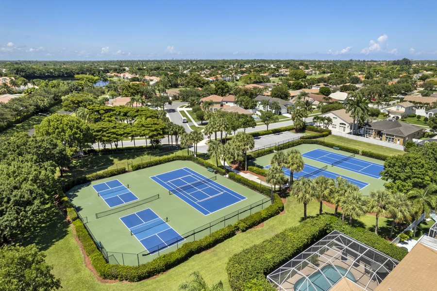 Real Estate Photography - 6159 Shadow Tree Ln, Lake Worth, FL, 33463 - Tennis; Pickleball