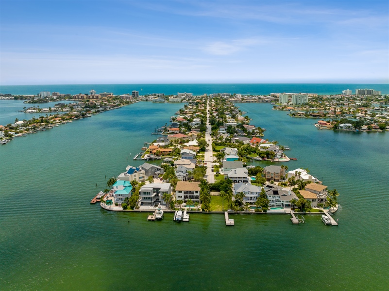 Real Estate Photography - 5845 Bahia Way S, St. Pete Beach, FL, 33706 - Aerial View