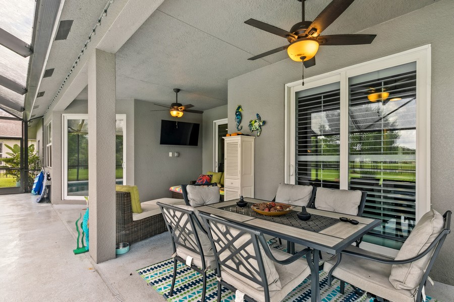 Real Estate Photography - 472 SW Vista Lake Drive, Port Saint Lucie, FL, 34953 - Covered Patio