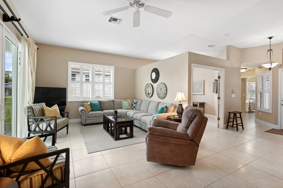 Real Estate Photography - 117 N Lakeshore Drive, Hypoluxo, FL, 33462 - Living Area Tile
