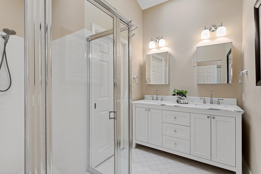 Real Estate Photography - 117 N Lakeshore Drive, Hypoluxo, FL, 33462 - Primary Bath w Walk In Shower