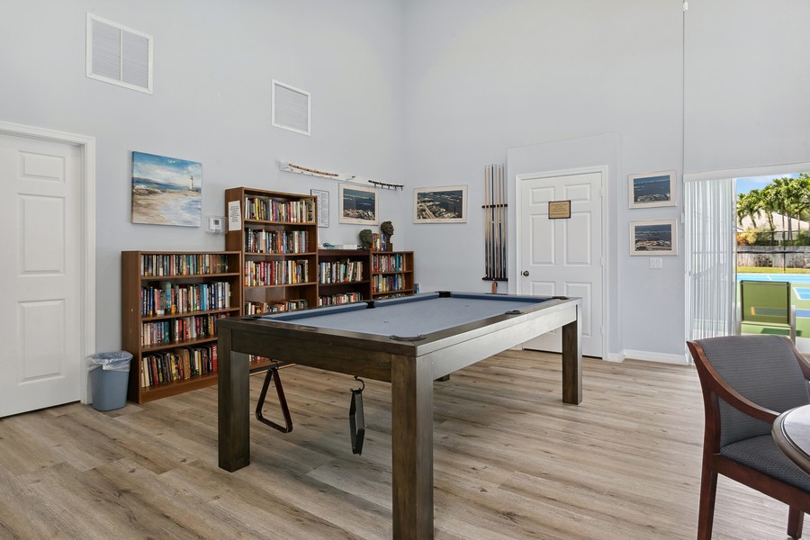 Real Estate Photography - 117 N Lakeshore Drive, Hypoluxo, FL, 33462 - Pool Table Library