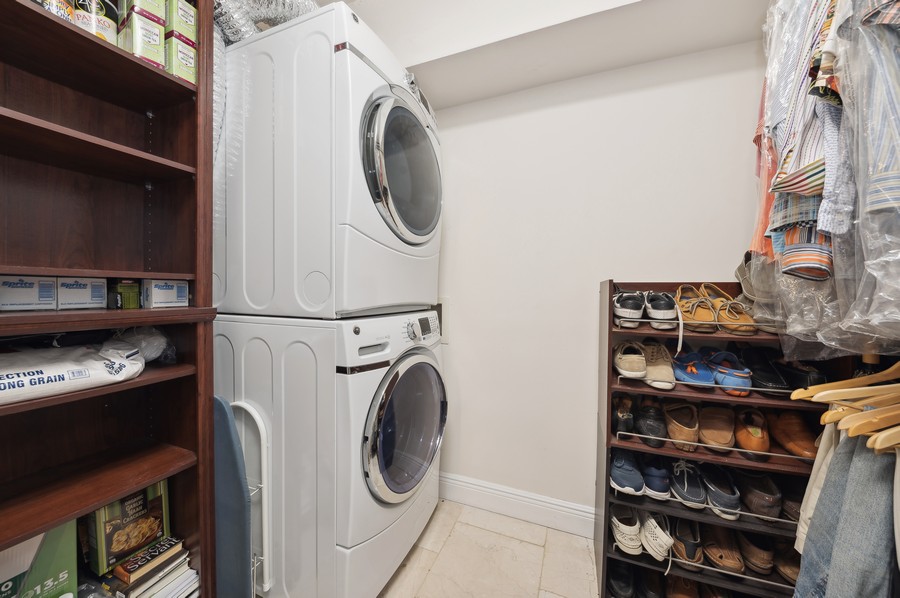 Real Estate Photography - 129 S Golfview Road #6, Lake Worth Beach, FL, 33460 - Laundry Room