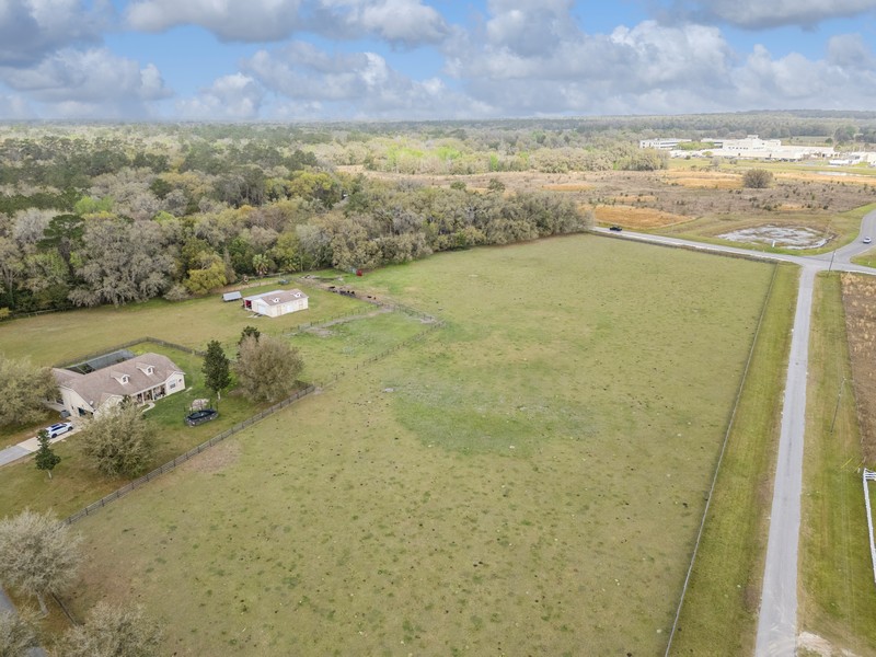 Real Estate Photography - 7155 Quarterhorse Lane, Brooksville, FL, 34604 - Aerial View