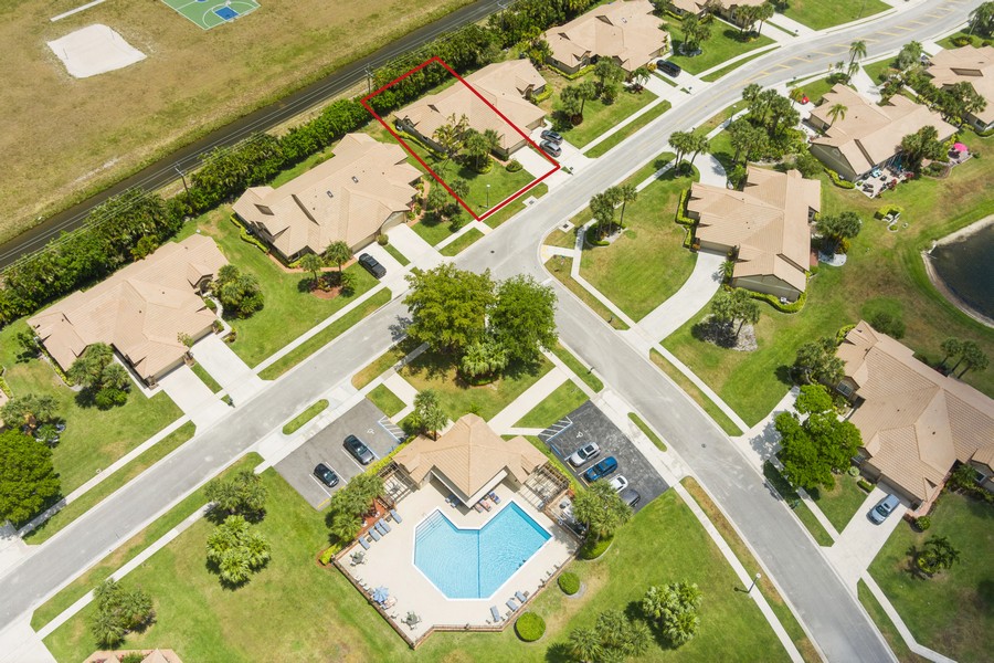 Real Estate Photography - 7219 Le Chalet Blvd, Boynton Beach, FL, 33472 - Aerial View