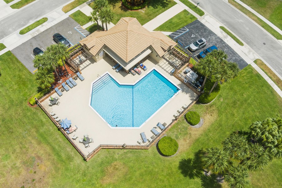 Real Estate Photography - 7219 Le Chalet Blvd, Boynton Beach, FL, 33472 - Aerial View