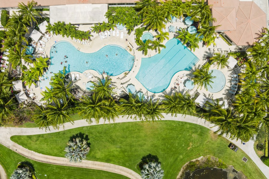 Real Estate Photography - 7219 Le Chalet Blvd, Boynton Beach, FL, 33472 - Aerial View
