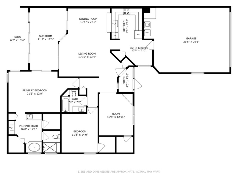 Real Estate Photography - 7219 Le Chalet Blvd, Boynton Beach, FL, 33472 - Floor Plan