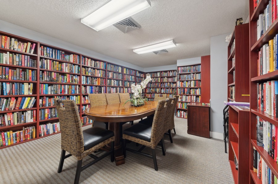 Real Estate Photography - 1 HARBOURSIDE DR, Delray Beach, FL, 33483 - Library