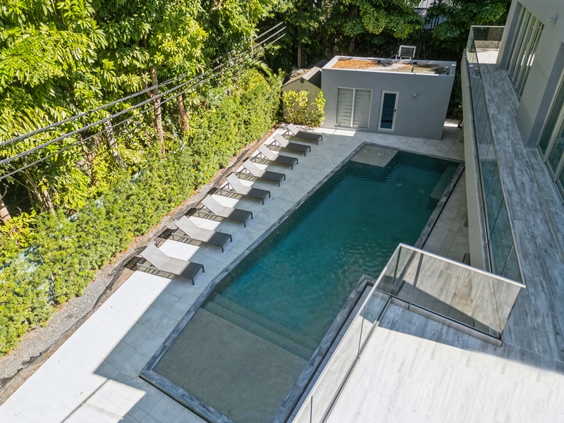 Real Estate Photography - 3709 Poinciana Ave., Coconut Grove, FL, 33133 - Aerial View