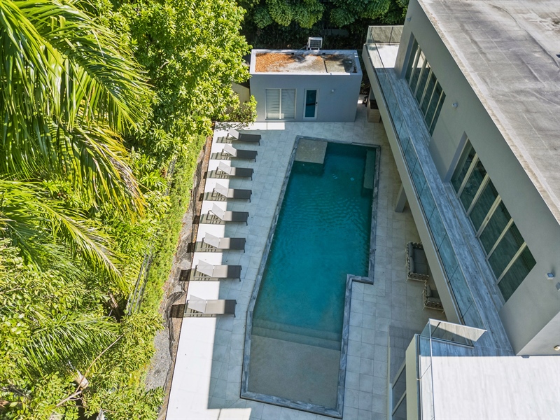 Real Estate Photography - 3709 Poinciana Ave., Coconut Grove, FL, 33133 - Aerial View