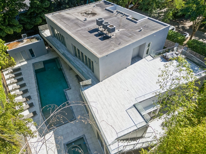 Real Estate Photography - 3709 Poinciana Ave., Coconut Grove, FL, 33133 - Aerial View