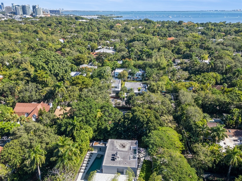 Real Estate Photography - 3709 Poinciana Ave., Coconut Grove, FL, 33133 - Aerial View