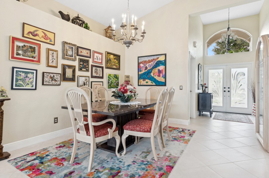 Real Estate Photography - 7533 Sagunto St, Boynton Beach, FL, 33437 - Foyer/Dining Room