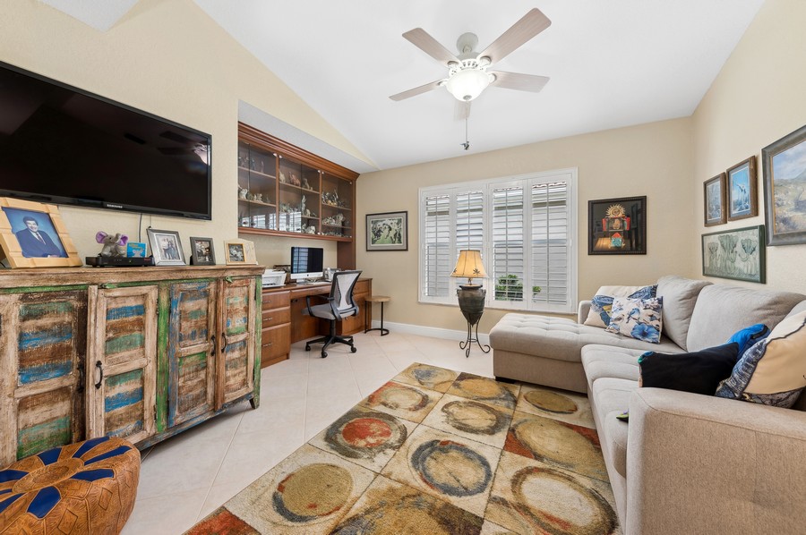 Real Estate Photography - 7533 Sagunto St, Boynton Beach, FL, 33437 - Den