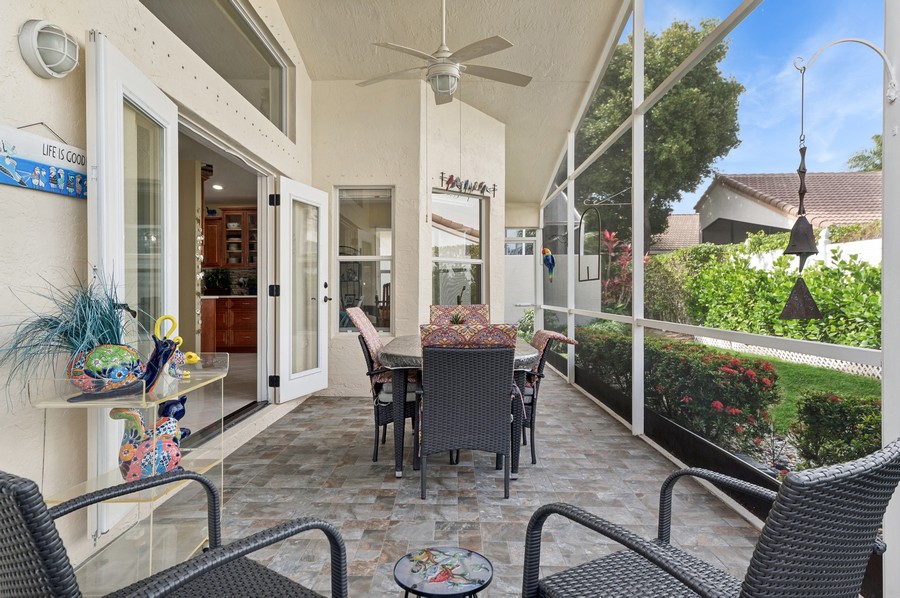 Real Estate Photography - 7533 Sagunto St, Boynton Beach, FL, 33437 - Patio