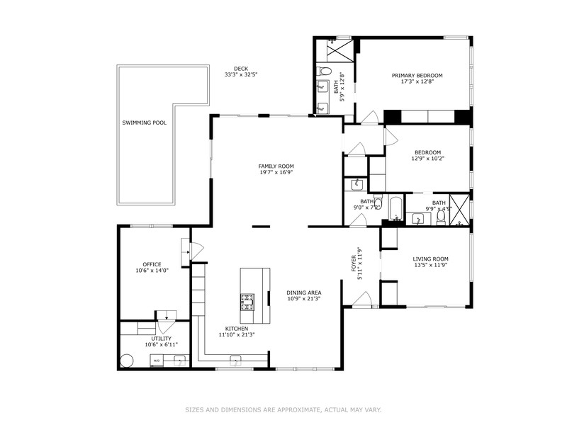 Real Estate Photography - 800 E Dilido Dr, Miami Beach, FL, 33139 - Floor Plan