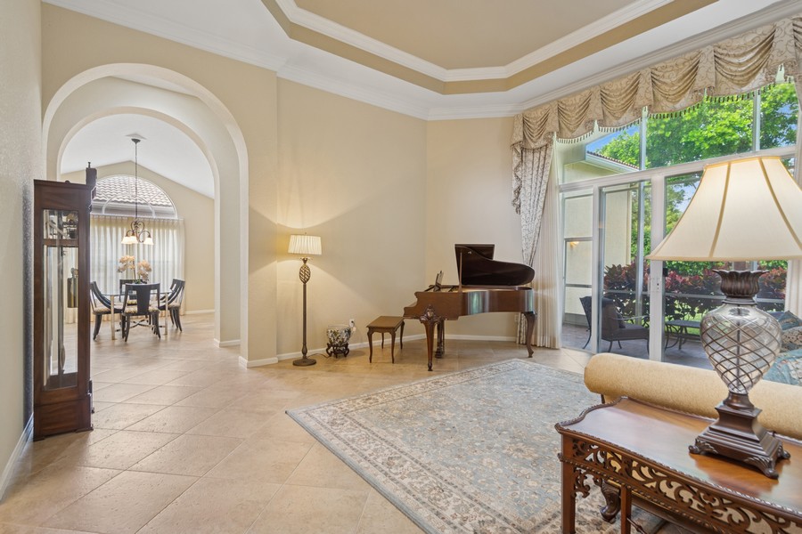 Real Estate Photography - 7203 Arcadia Bay Ct., Delray Beach, FL, 33446 - Living Room