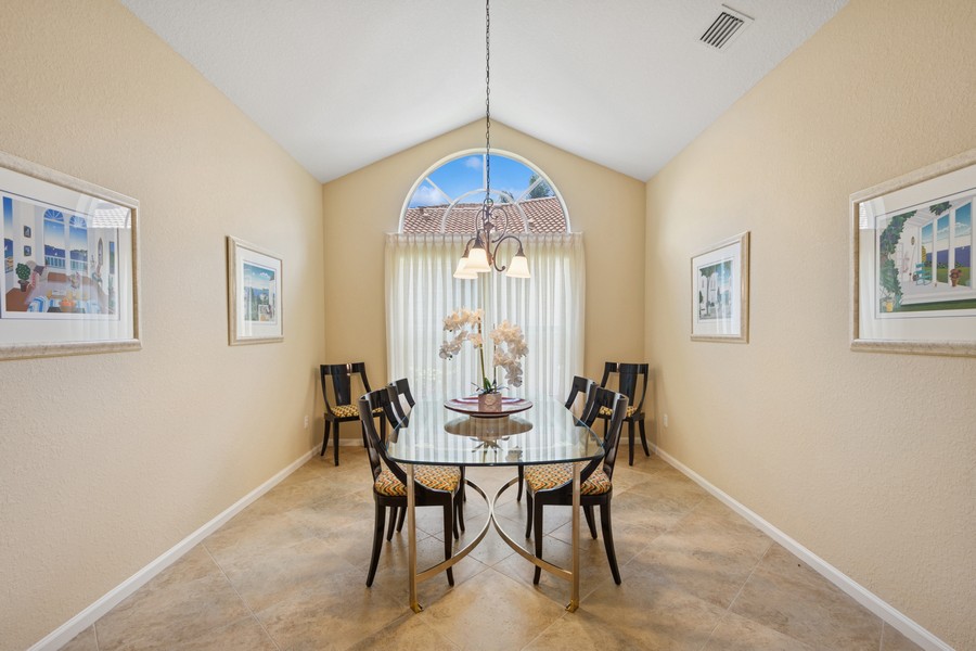 Real Estate Photography - 7203 Arcadia Bay Ct., Delray Beach, FL, 33446 - Dining Room