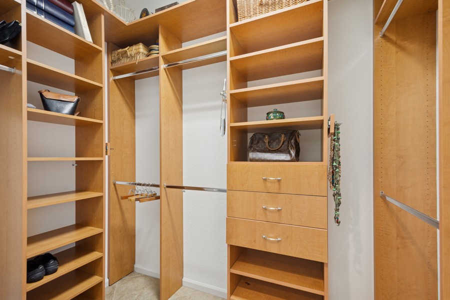 Real Estate Photography - 7203 Arcadia Bay Ct., Delray Beach, FL, 33446 - Primary Bedroom Closet